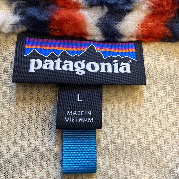 RARE HTF NWOT Patagonia Retro X Aztec Fleece sz L - Picture 6 of 7